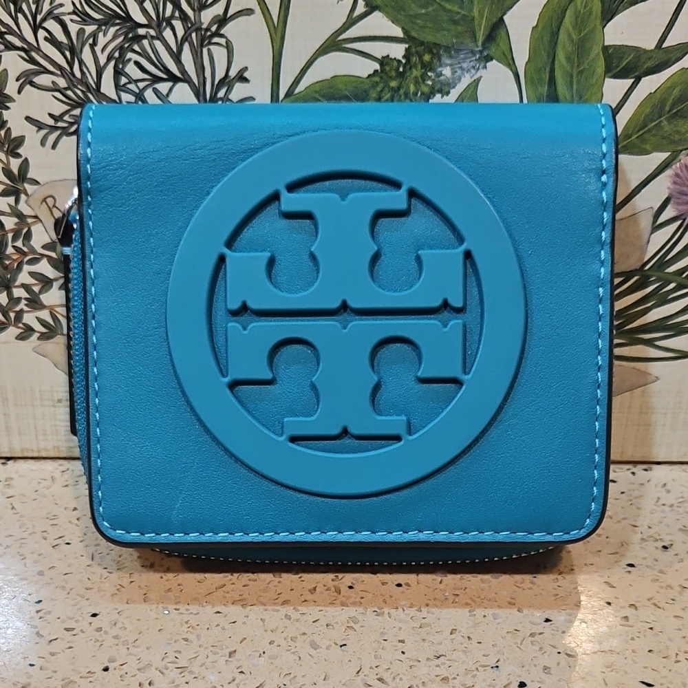 Tory Burch Vibrant Blue Wallet